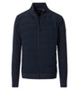 Strickjacke - Materialmix