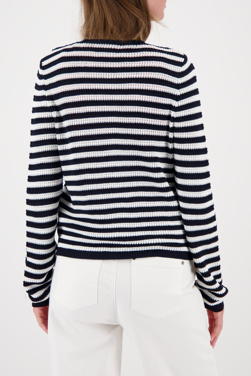 Strickjacke - Streifen