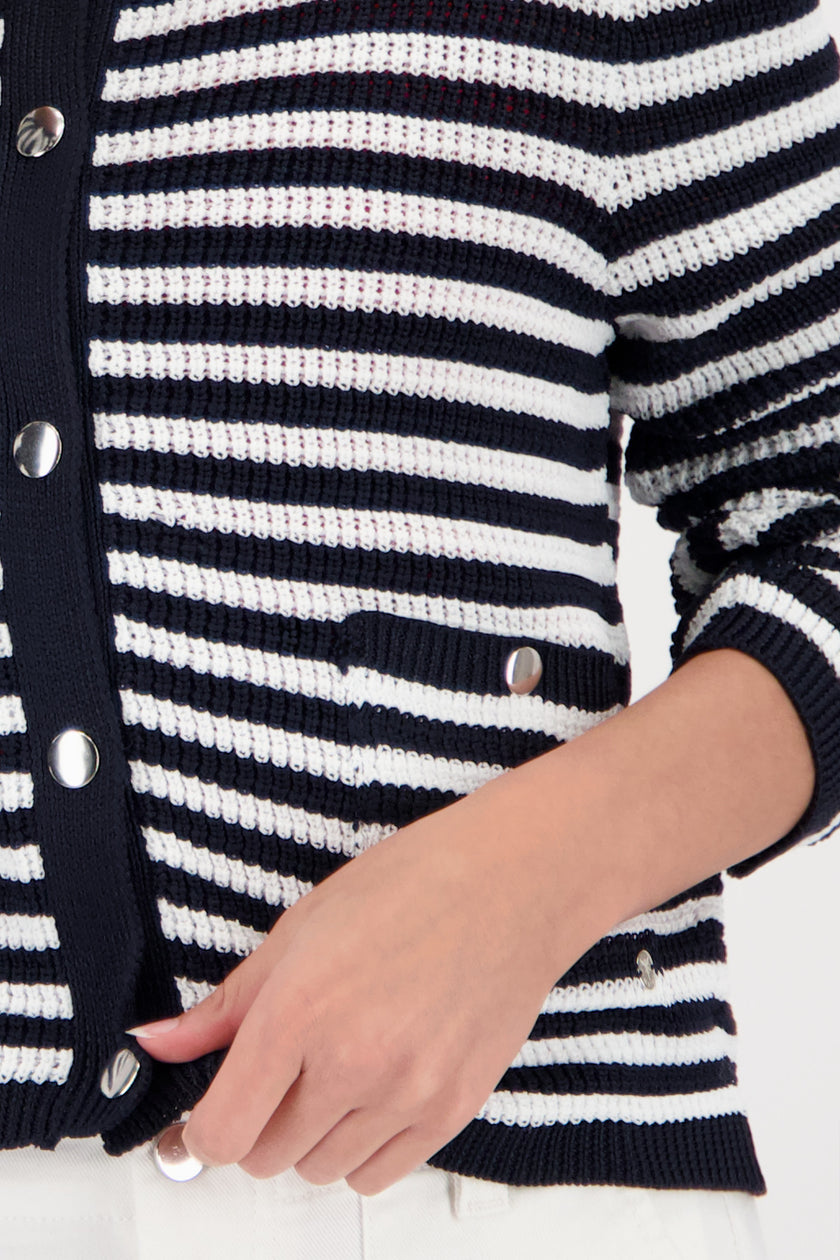 Strickjacke - Streifen