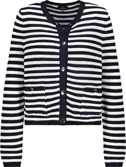 Strickjacke - Streifen