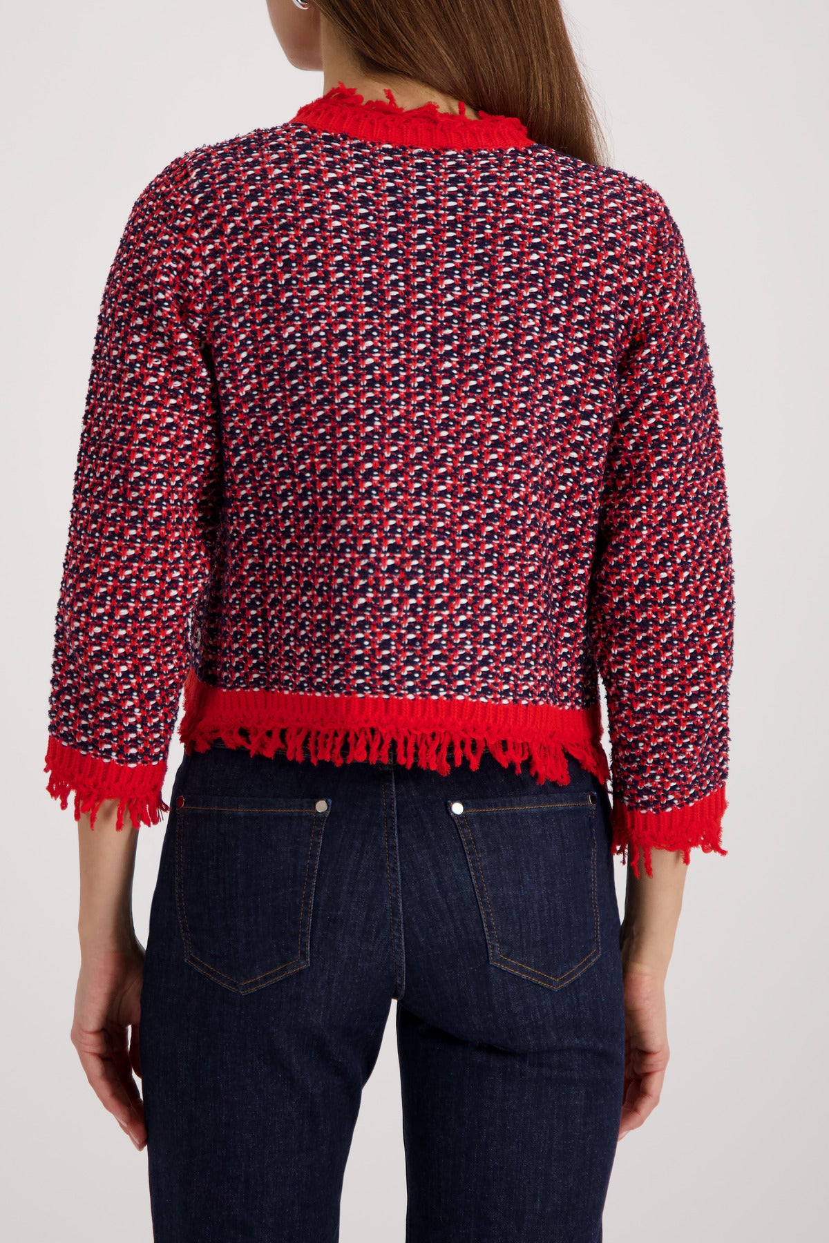 Strickjacke - Tweed