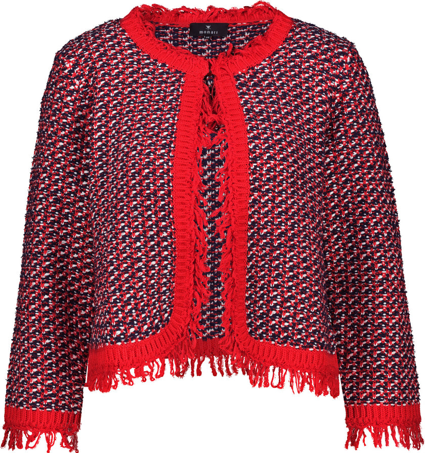 Strickjacke - Tweed