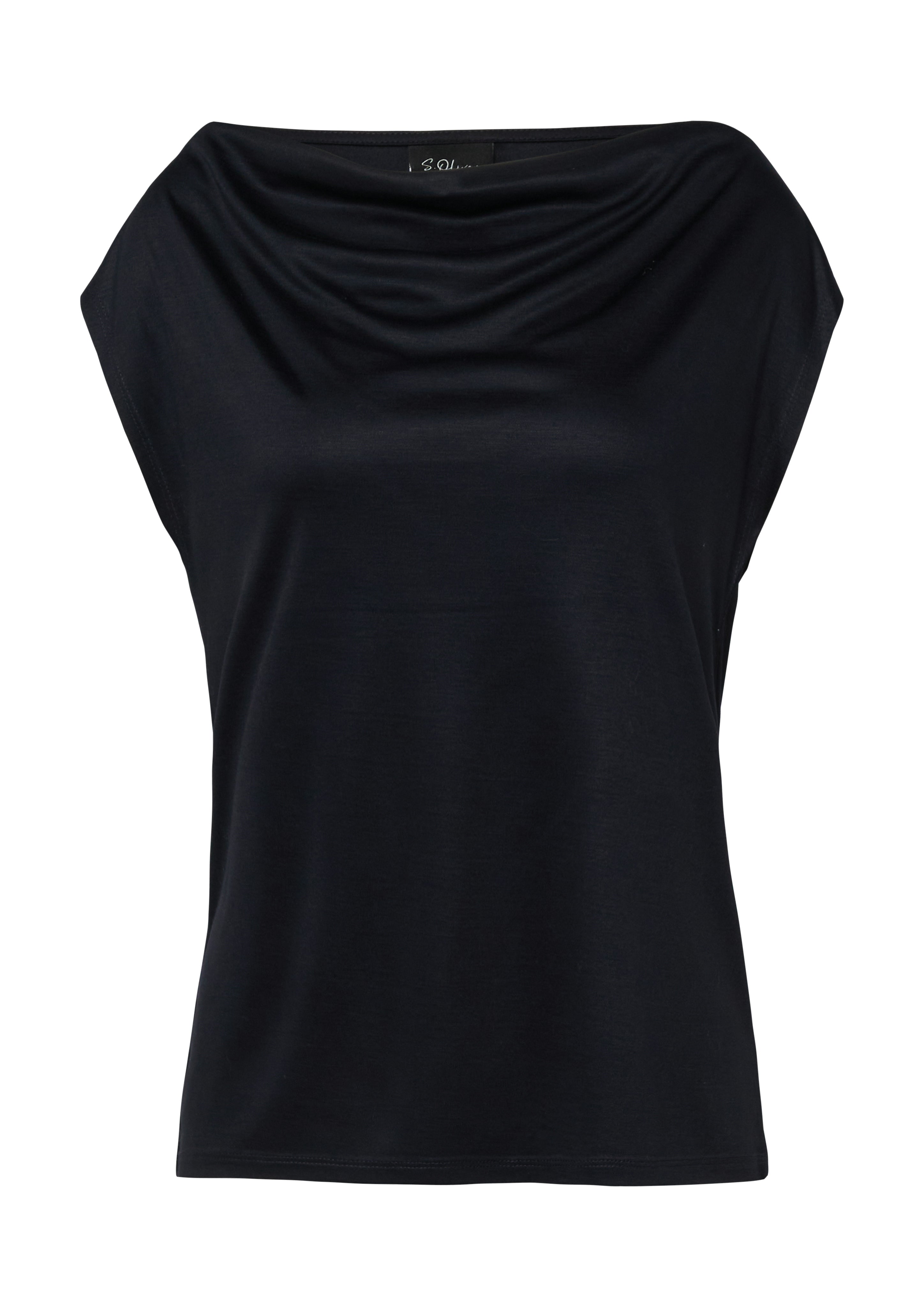 T-Shirt - Wasserfallausschnitt