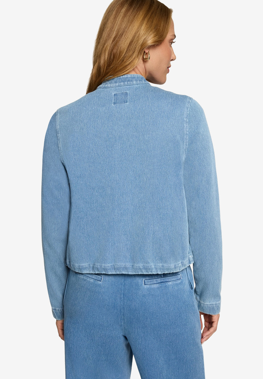 Jeansjacke - Reißverschluss