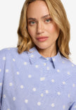Bluse - Streifen und Stickerei