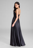 Abendkleid - mit drapiertem Top