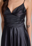Abendkleid - mit drapiertem Top