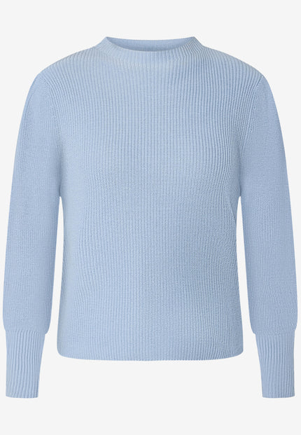 Strickpullover - Stehkragen