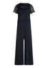 Jumpsuit - Materialmix
