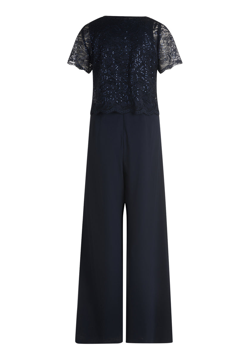 Jumpsuit - Materialmix