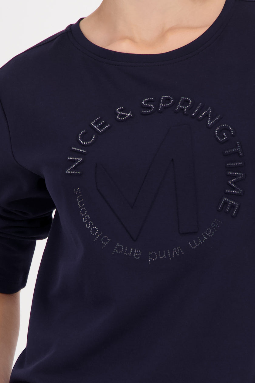 Leichtsweatshirt - Präge Druck