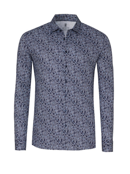 Langarmhemd - Casual Kent 1/1 - Slim Fit
