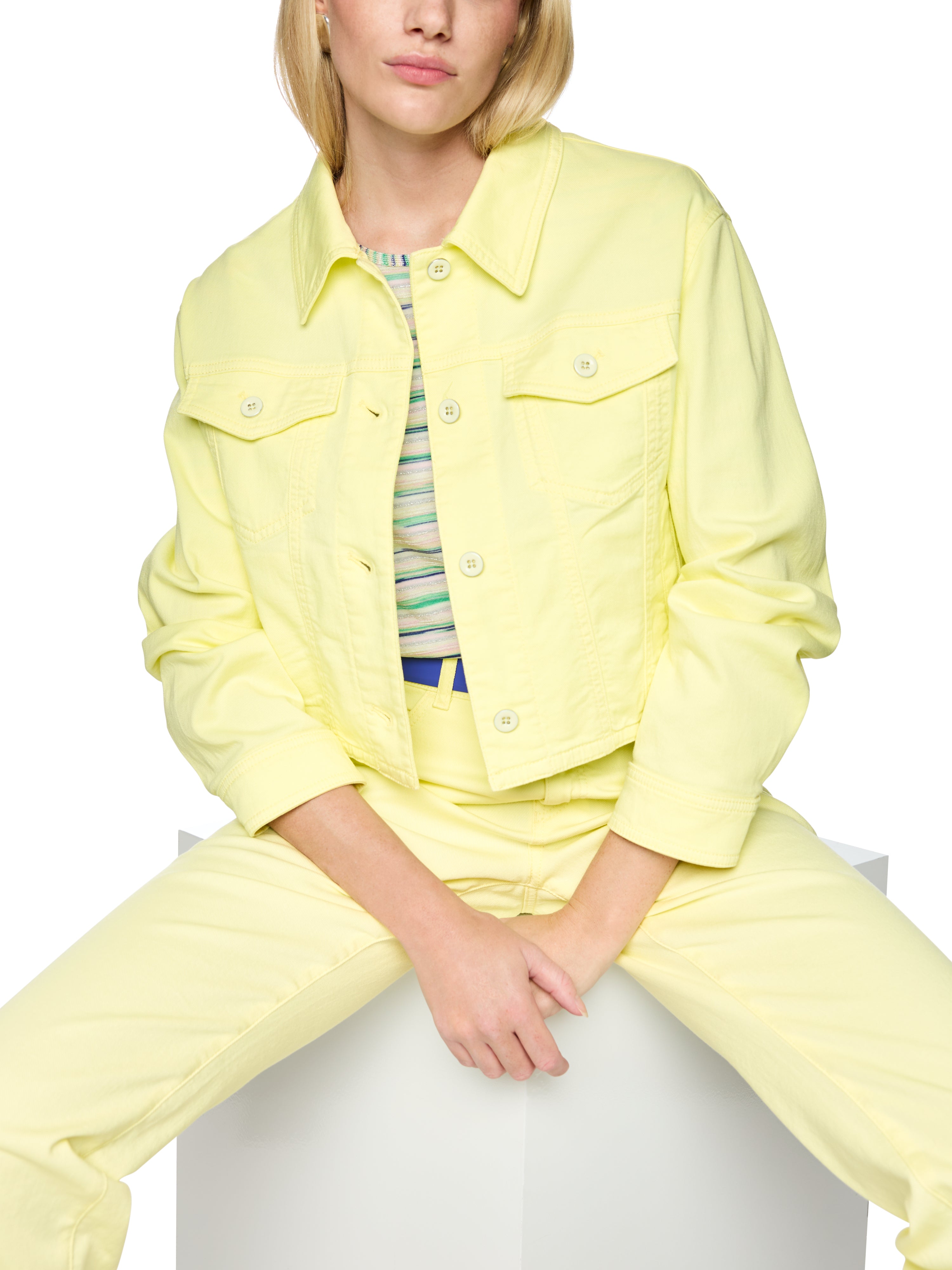 Jeansjacke - Baumwollstretch