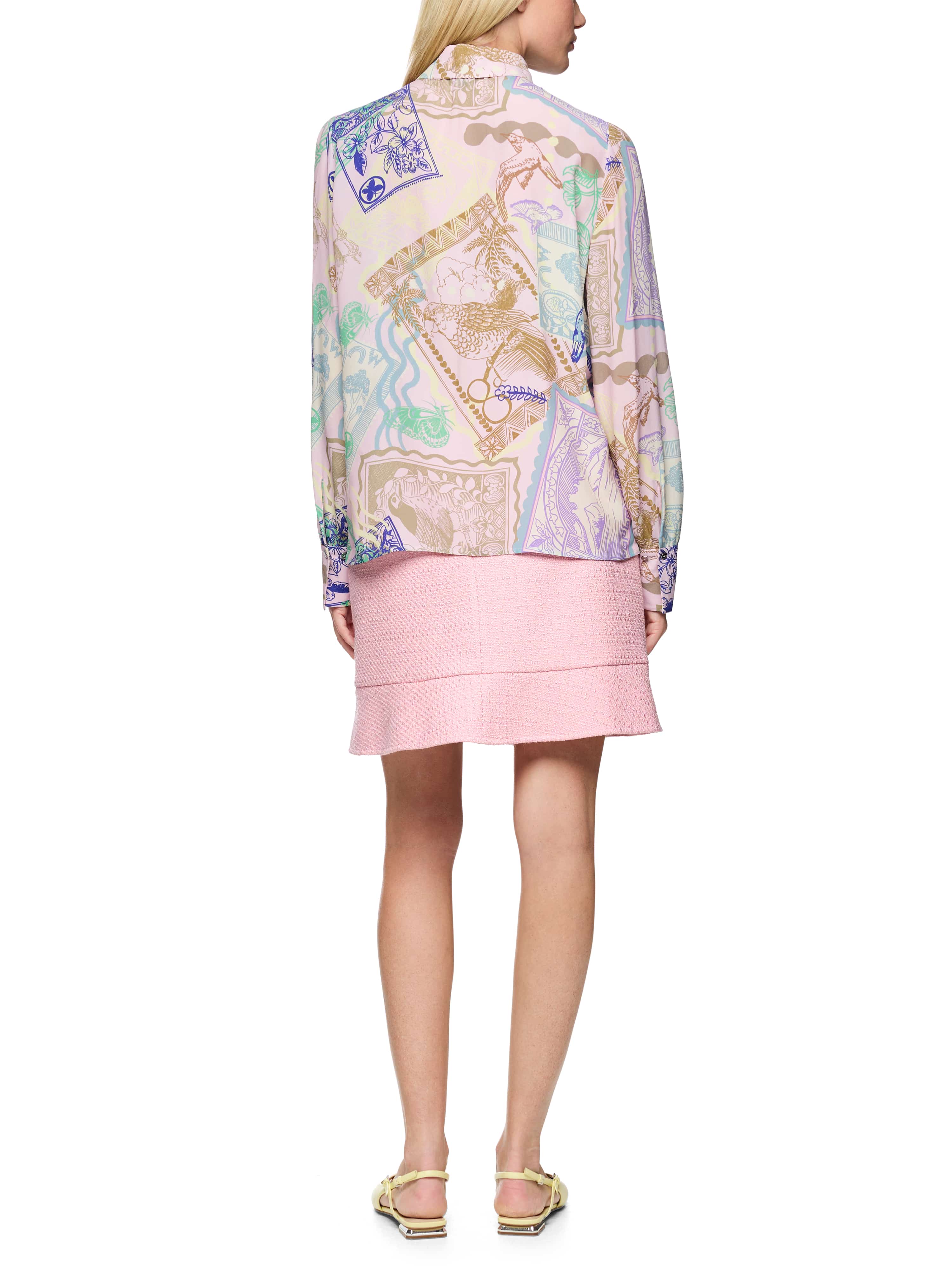 Hemdbluse -  Stamps Print