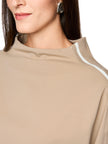Sweatshirt - Stehkragen