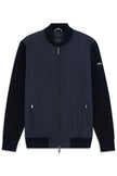 Strickjacke - Materialmix
