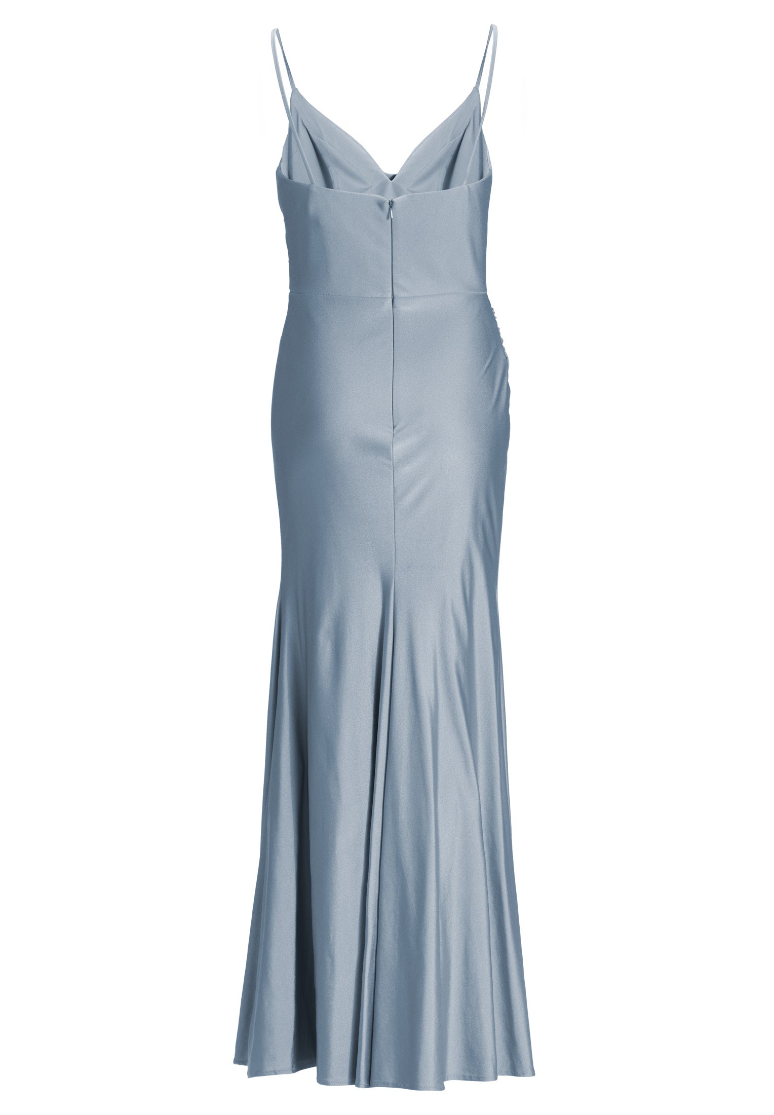 Jerseykleid mit feinen Raffungen