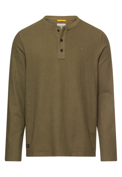 Henleyshirt - Knopfleiste