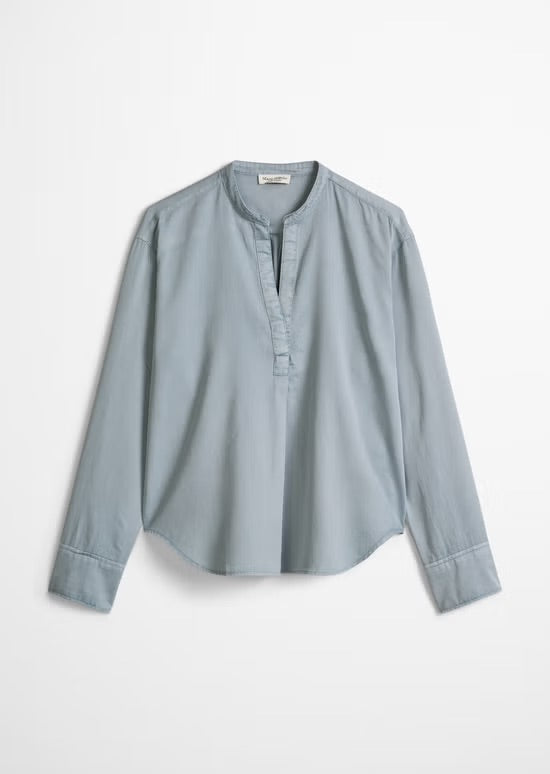 Bluse - Baumwollsatin