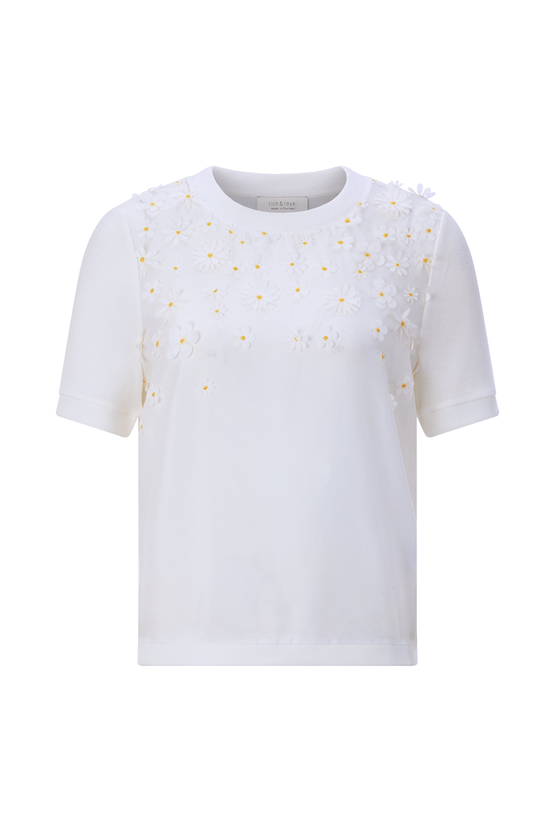 T-Shirt - Blütenbesatz