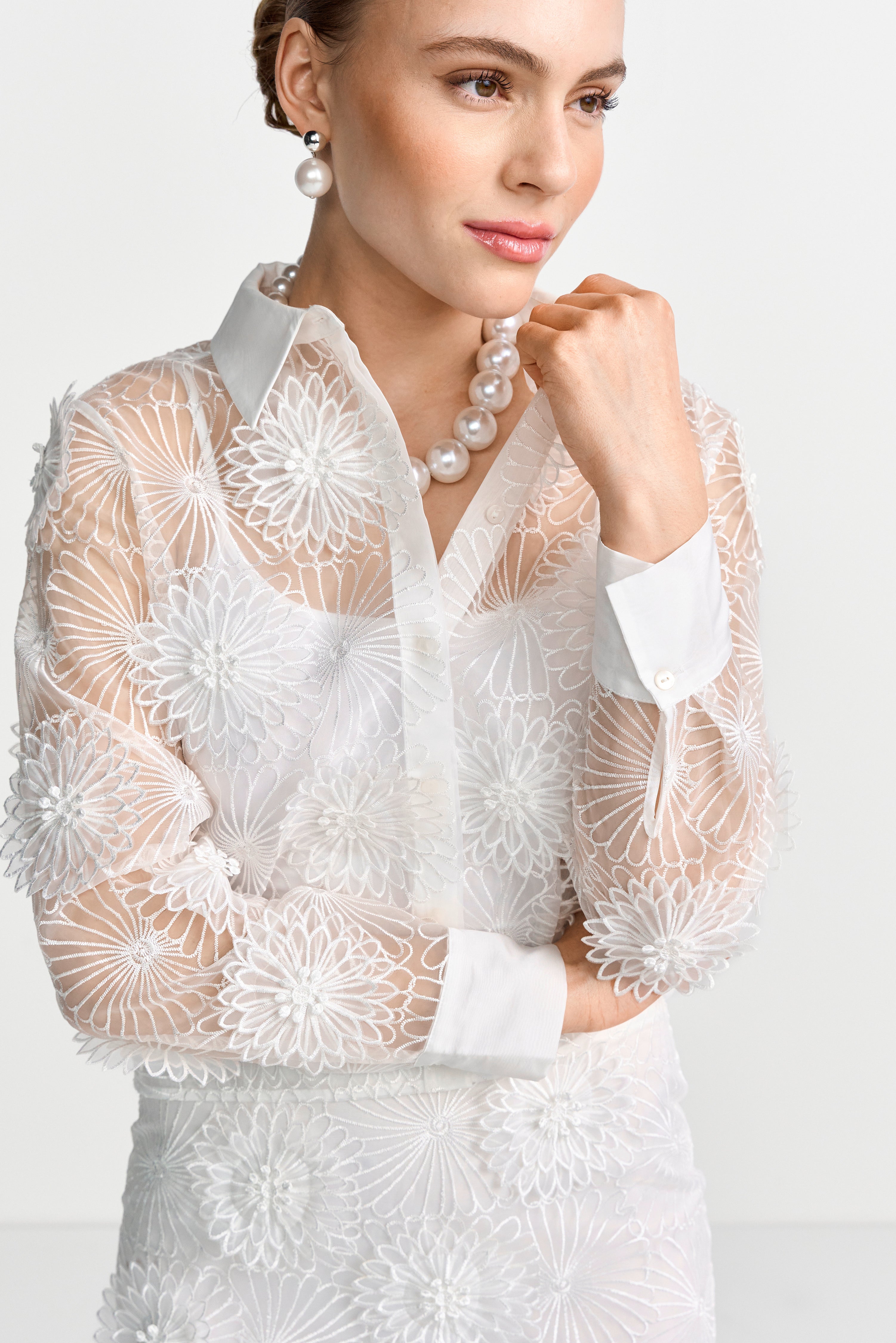 Bluse - Transparent