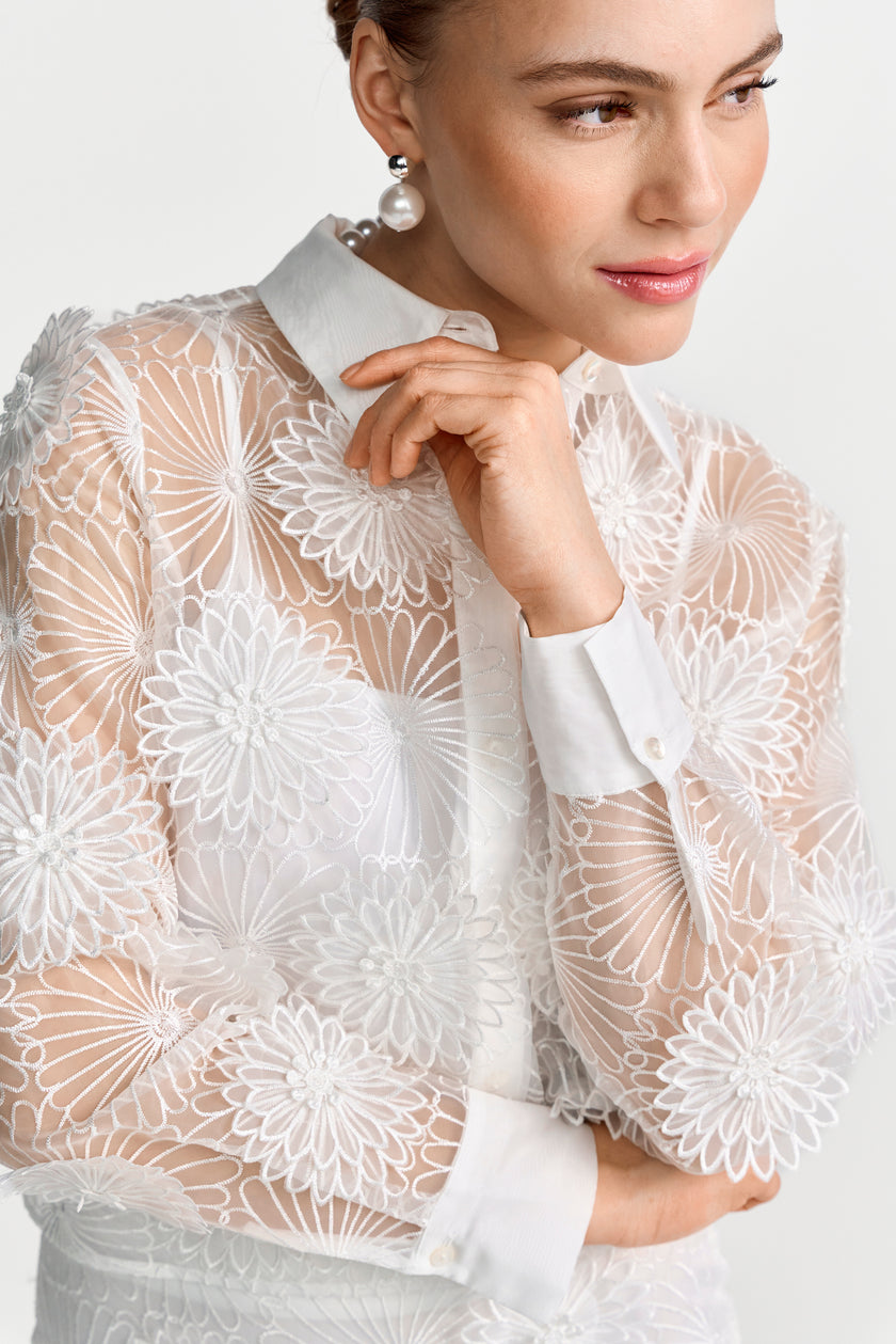 Bluse - Transparent