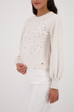 Sweatshirt - Strassbesatz