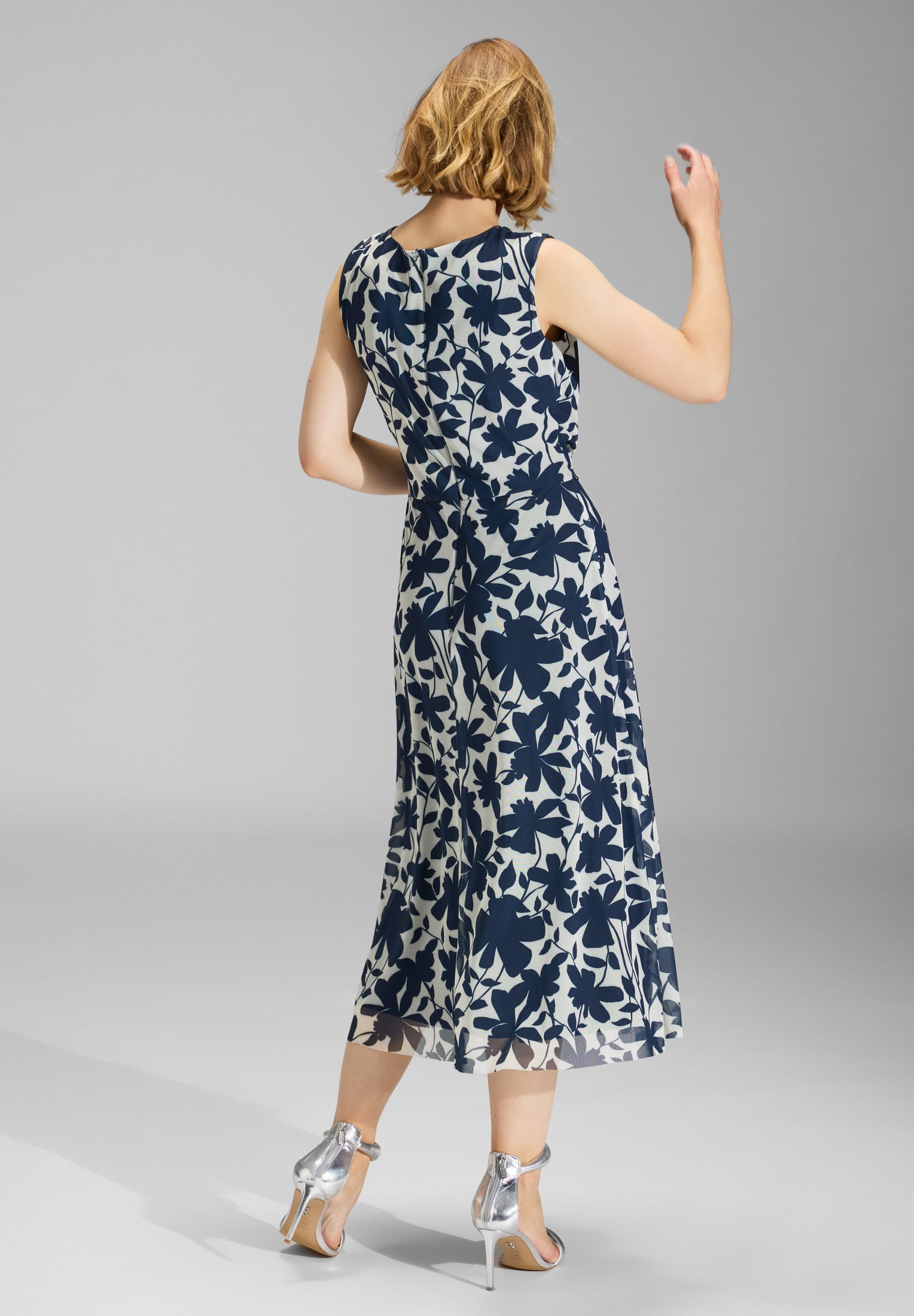 Midi Kleid - Mesh
