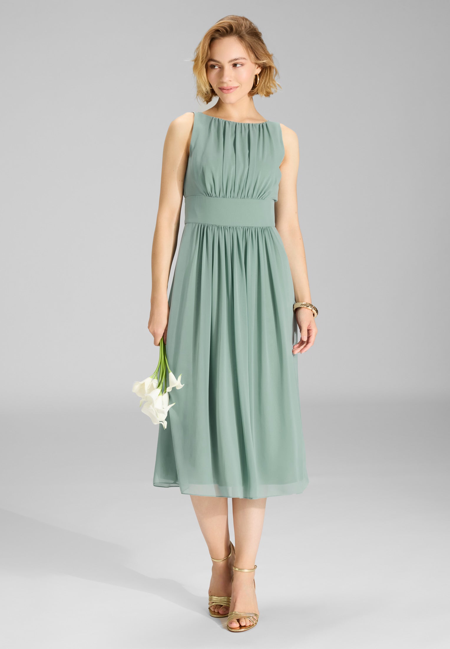 Chiffonkleid - Taillenpasse