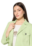 Jacke - Velours-Optik