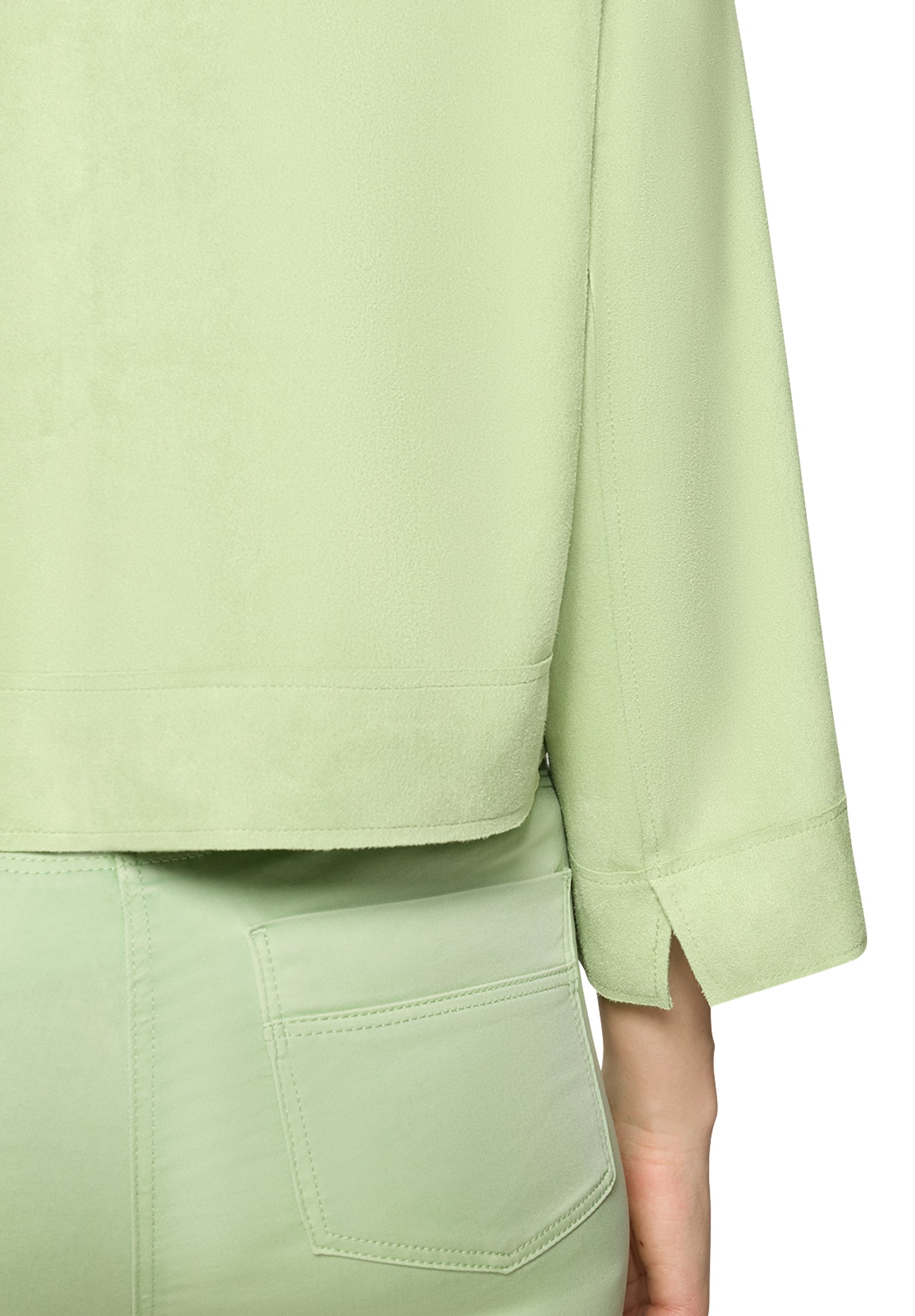 Jacke - Velours-Optik