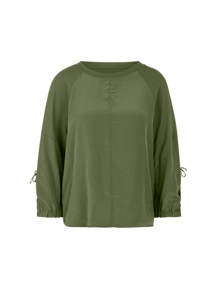 Blusenshirt - Materialmix