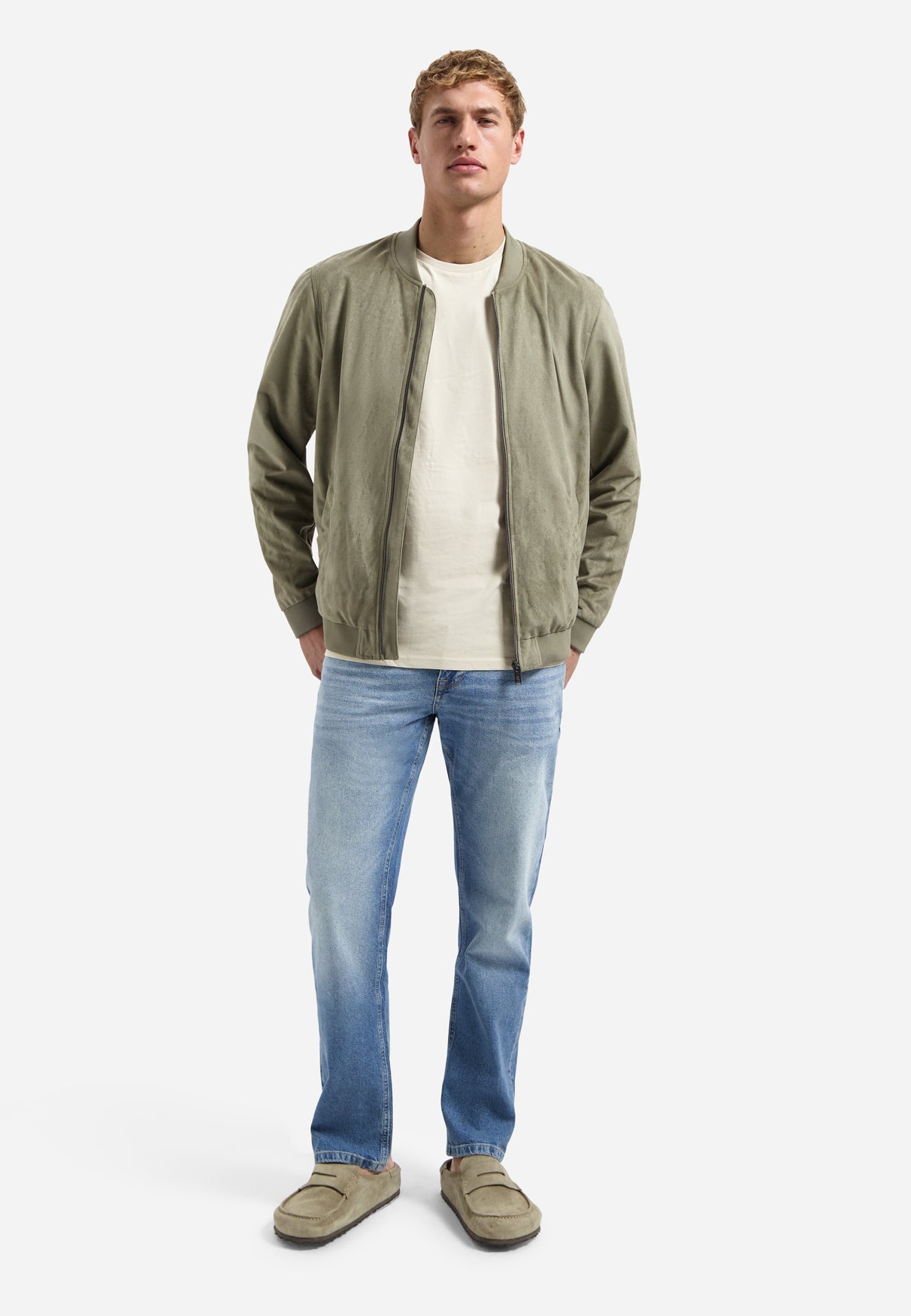 Blouson - Wildleder-Look