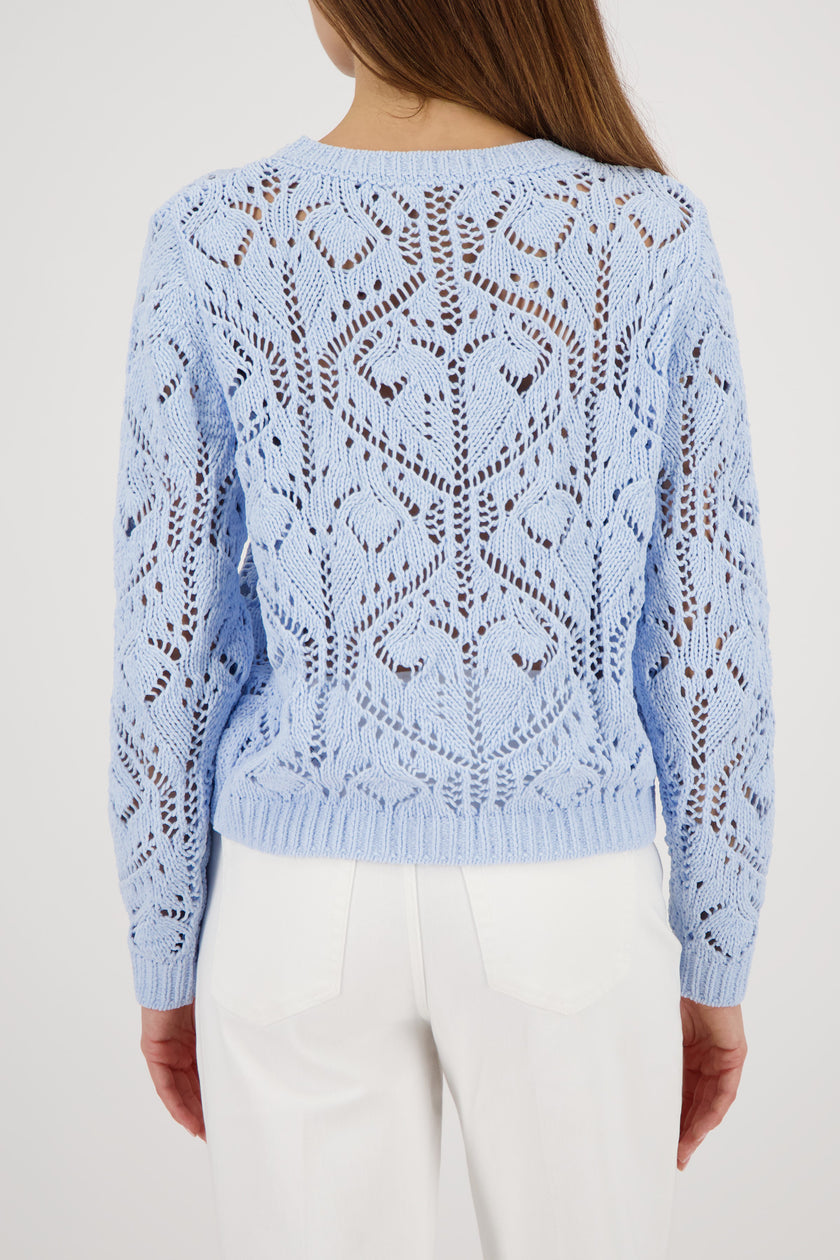 Pullover - Ajourmuster