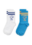 2 Paar Socken - Snoopy-Motiven