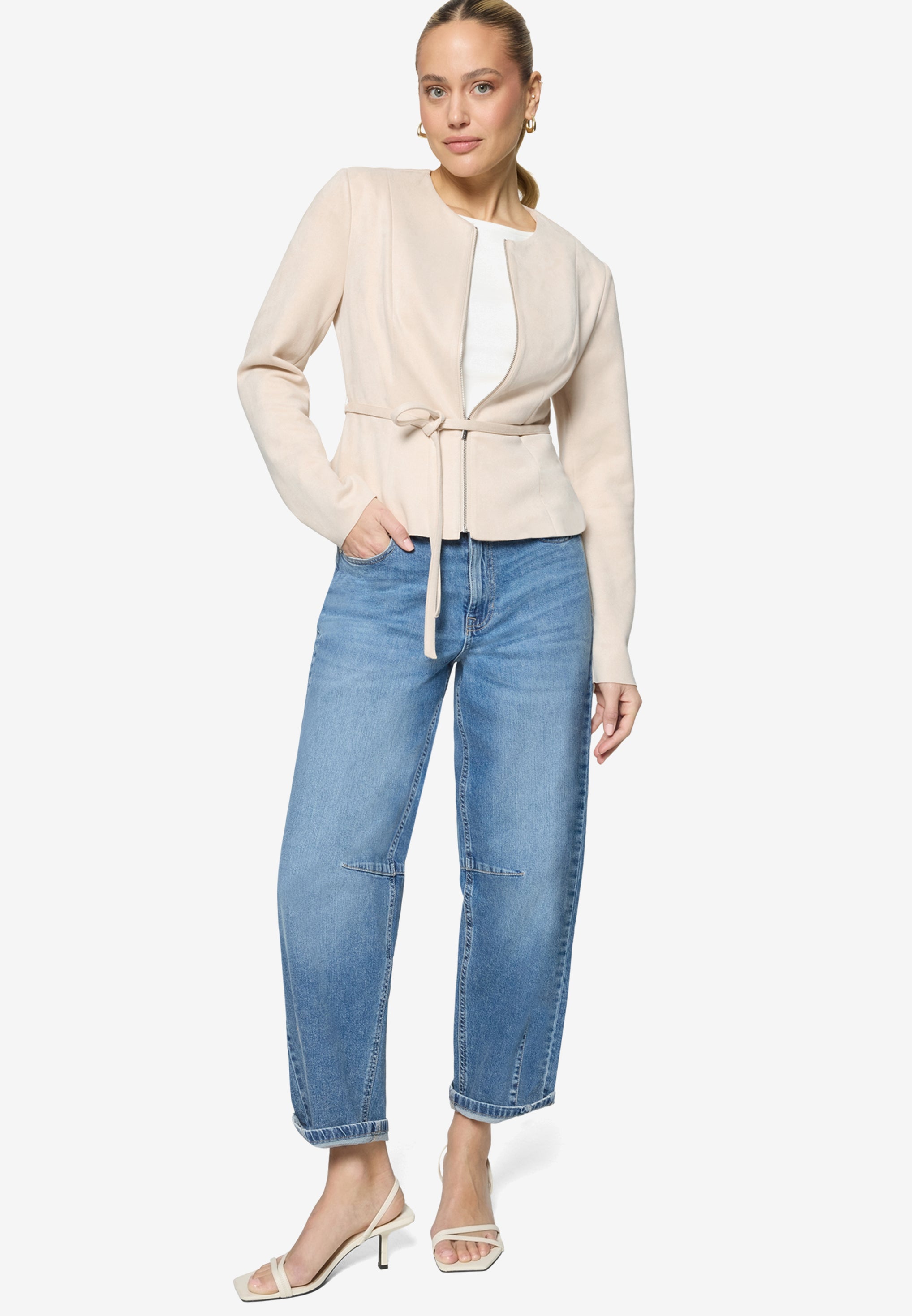 Blazer - Lederoptik