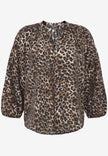 Schlupfbluse - Leoprint