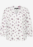 Schlupfbluse - Blumen