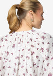 Schlupfbluse - Blumen