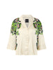 Bluse - Leo-Hibiskus-Print