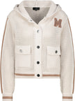 Strickjacke - Kapuze