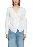 Bluse - Wickeloptik