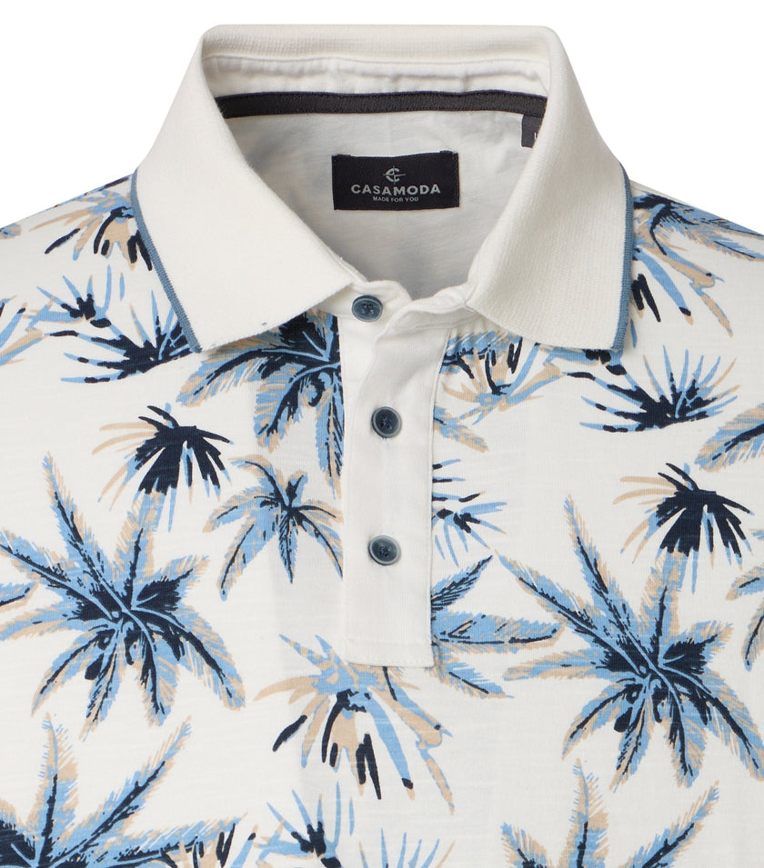 Poloshirt - Palmenprint