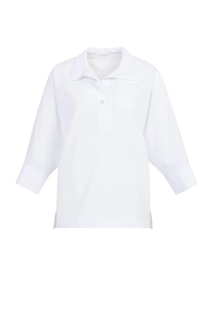Bluse - Polokragen