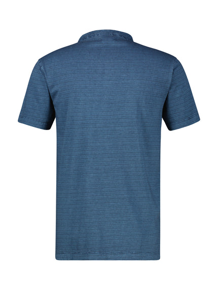 Shirt - Serafino-Ausschnitt