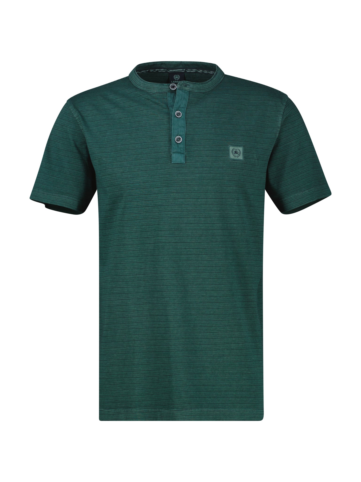 Shirt - Serafino-Ausschnitt