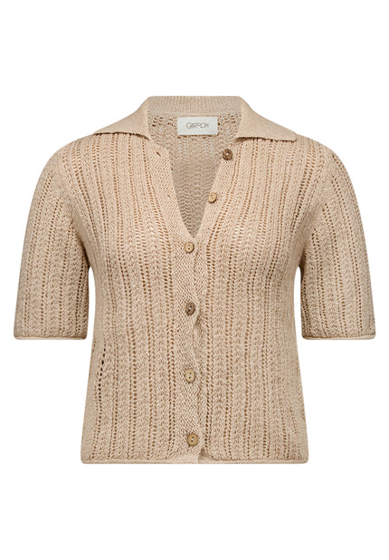 Strickjacke - Kurzarm