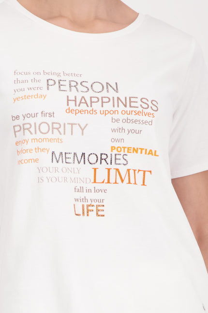 T-Shirt - Strassschrift