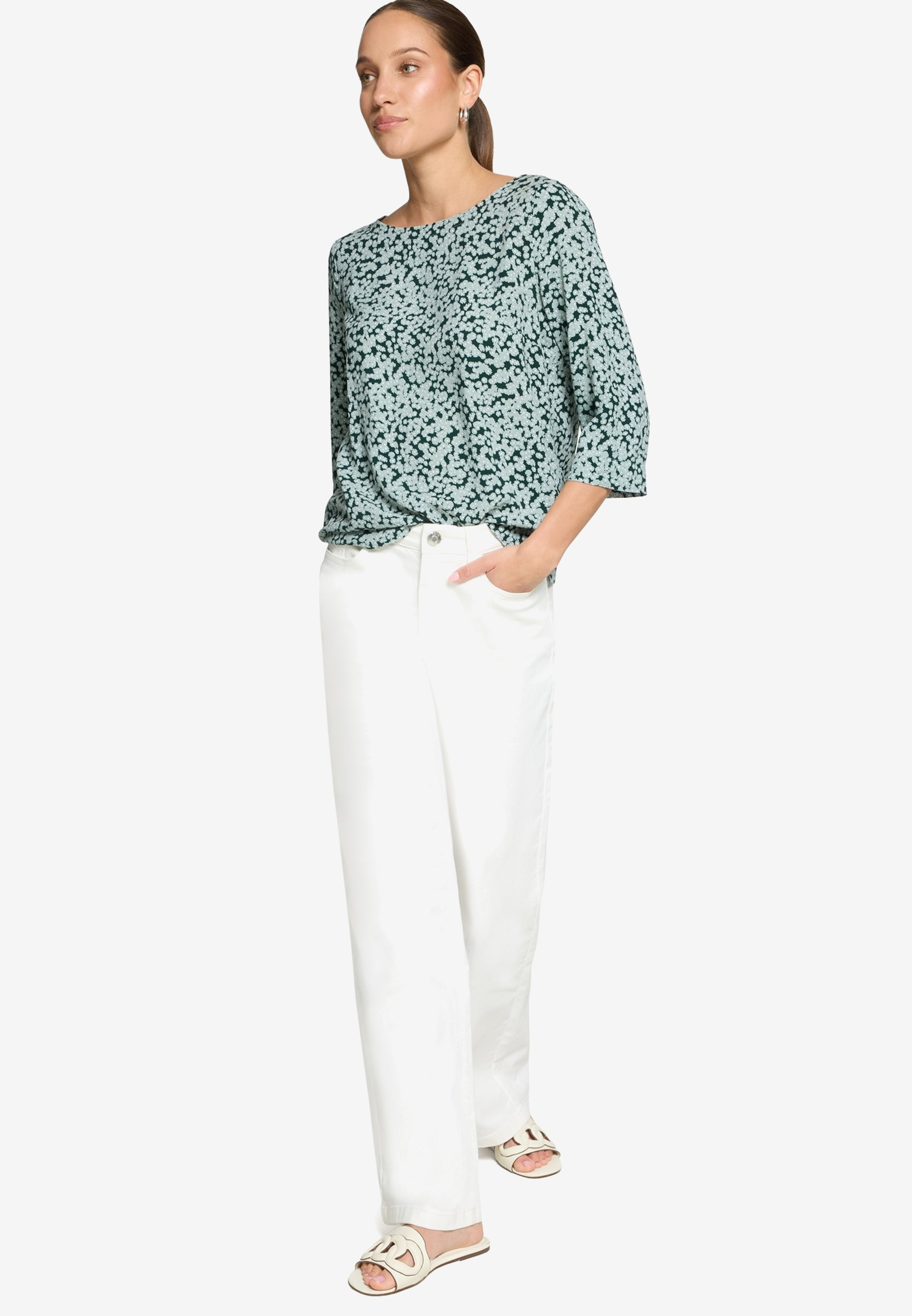 Blusenshirt - Blumenmuster
