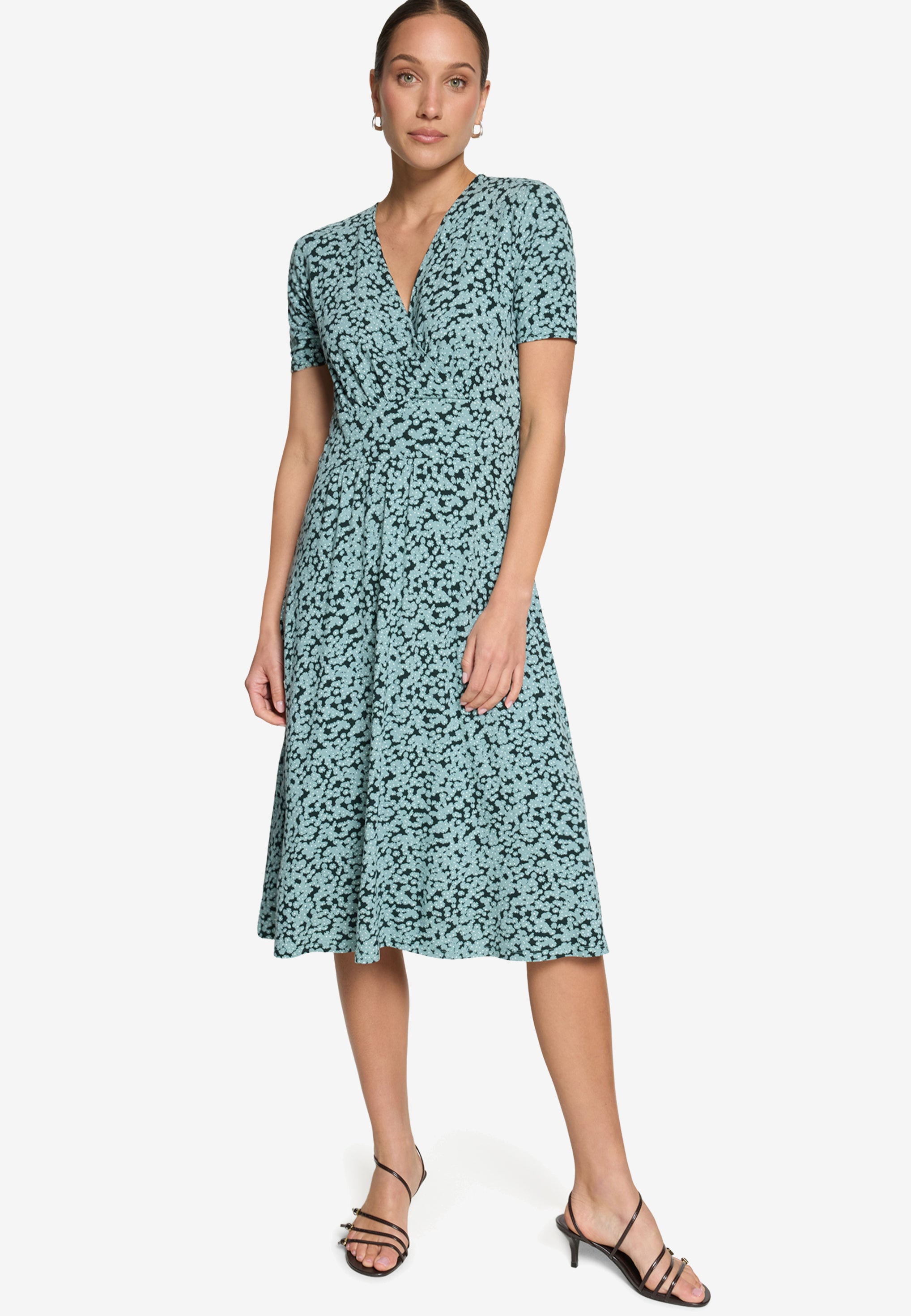 Jerseykleid - Blumenmuster